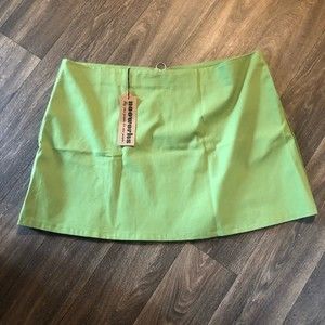 NWT Nooworks Mini Skirt in Avocado - Size 5X